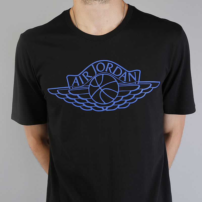 мужская черная футболка Jordan Sportswear Brand 908015-014 - цена, описание, фото 2